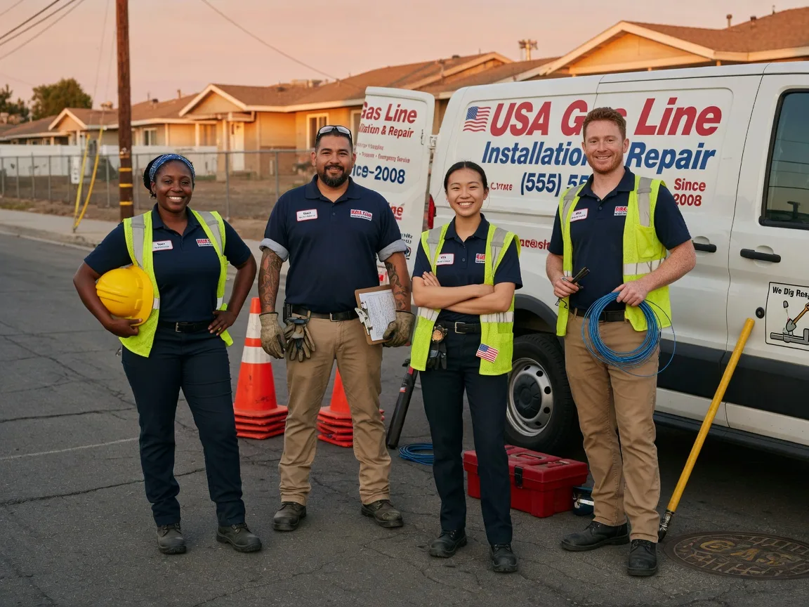 Gas Line Installation company in Enid, MS